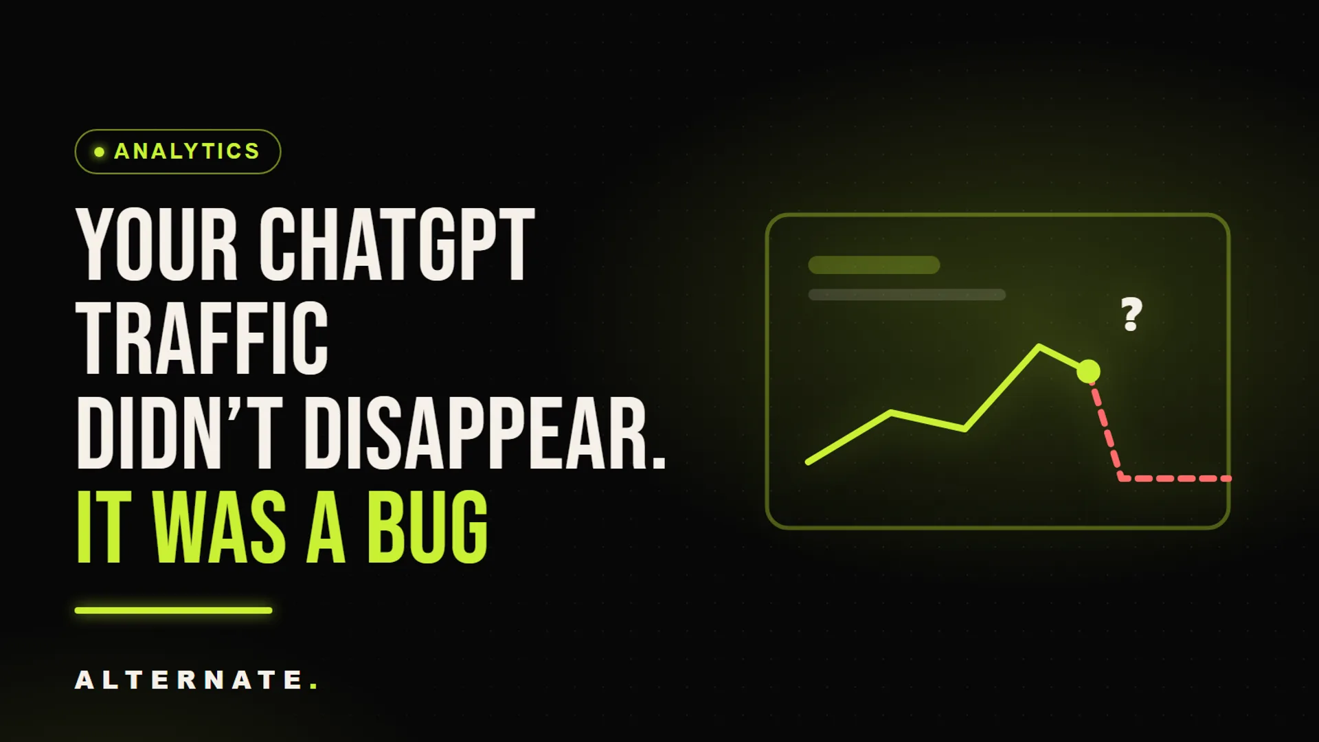 Your ChatGPT Traffic Didn’t Disappear Last Week. Your Analytics Just Lost Track of It.