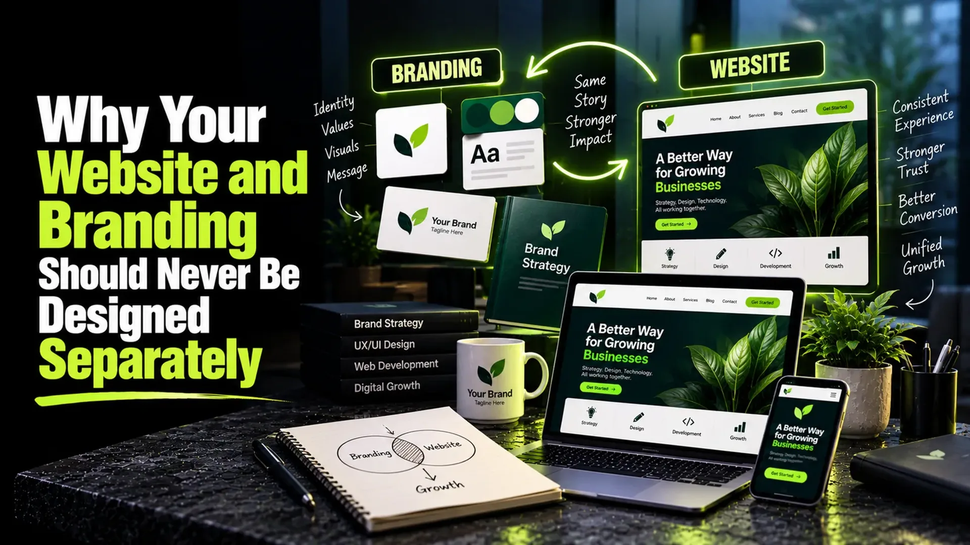 Why Your Website and Branding Should Never Be Designed Separately