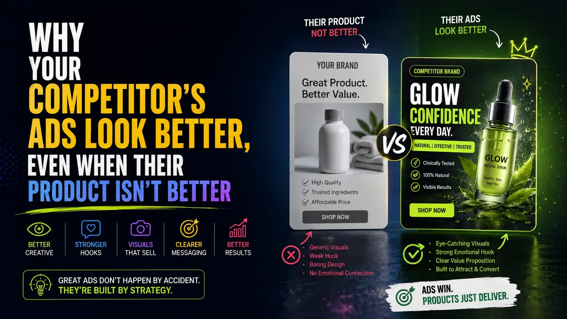 Why Your Competitor’s Ads Look Better, Even When Their Product Isn’t Better