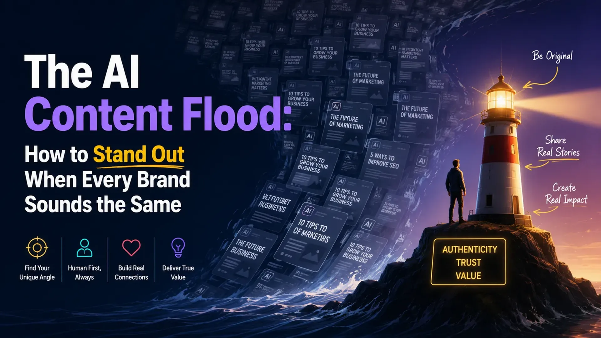 The AI Content Flood: How to Stand Out When Every Brand Sounds the Same