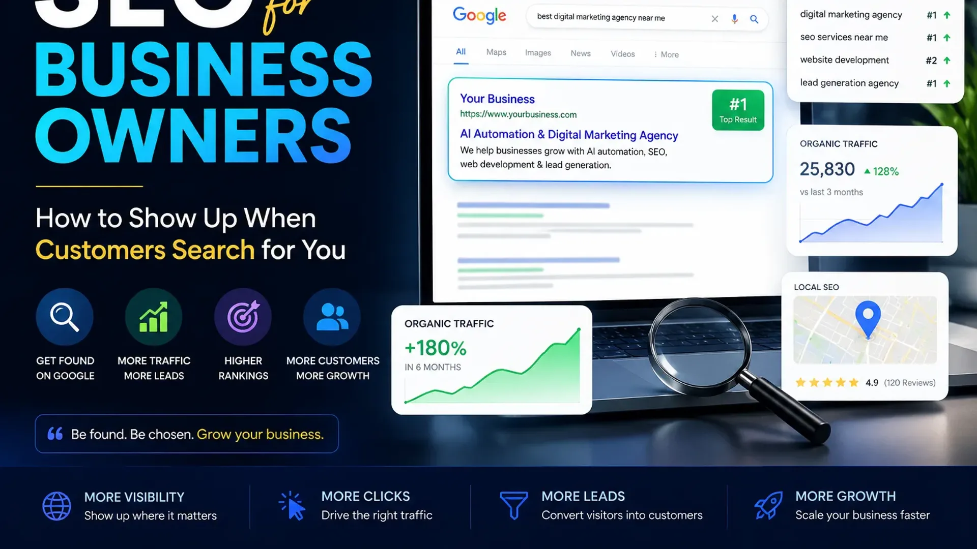 SEO for Business Owners: How to Show Up When Customers Search for You