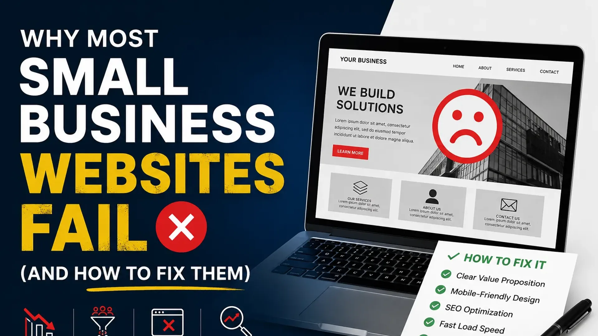 Why Most Small Business Websites Fail (And How to Fix Them)