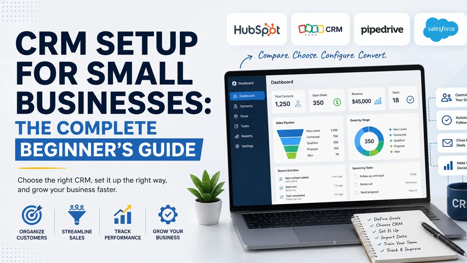 CRM Setup for Small Businesses: The Complete Beginner's Guide