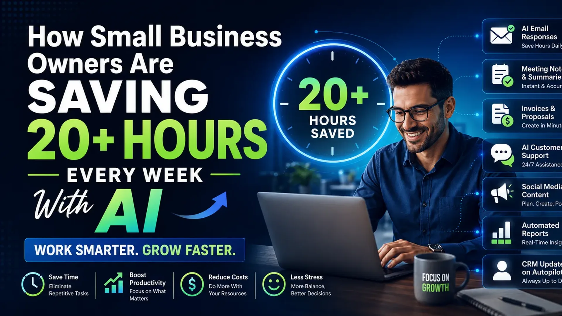 How Small Business Owners Are Saving 20+ Hours Every Week With AI (Without Hiring More Staff)