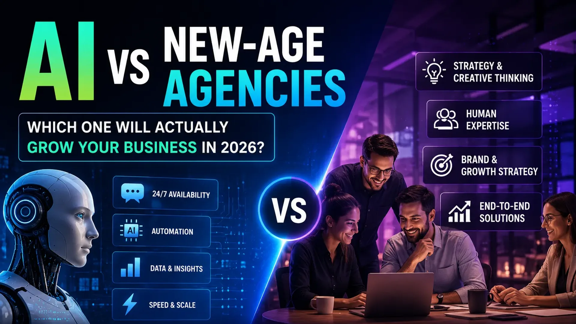 AI vs New-Age Agencies: Which One Will Actually Grow Your Business in 2026?
