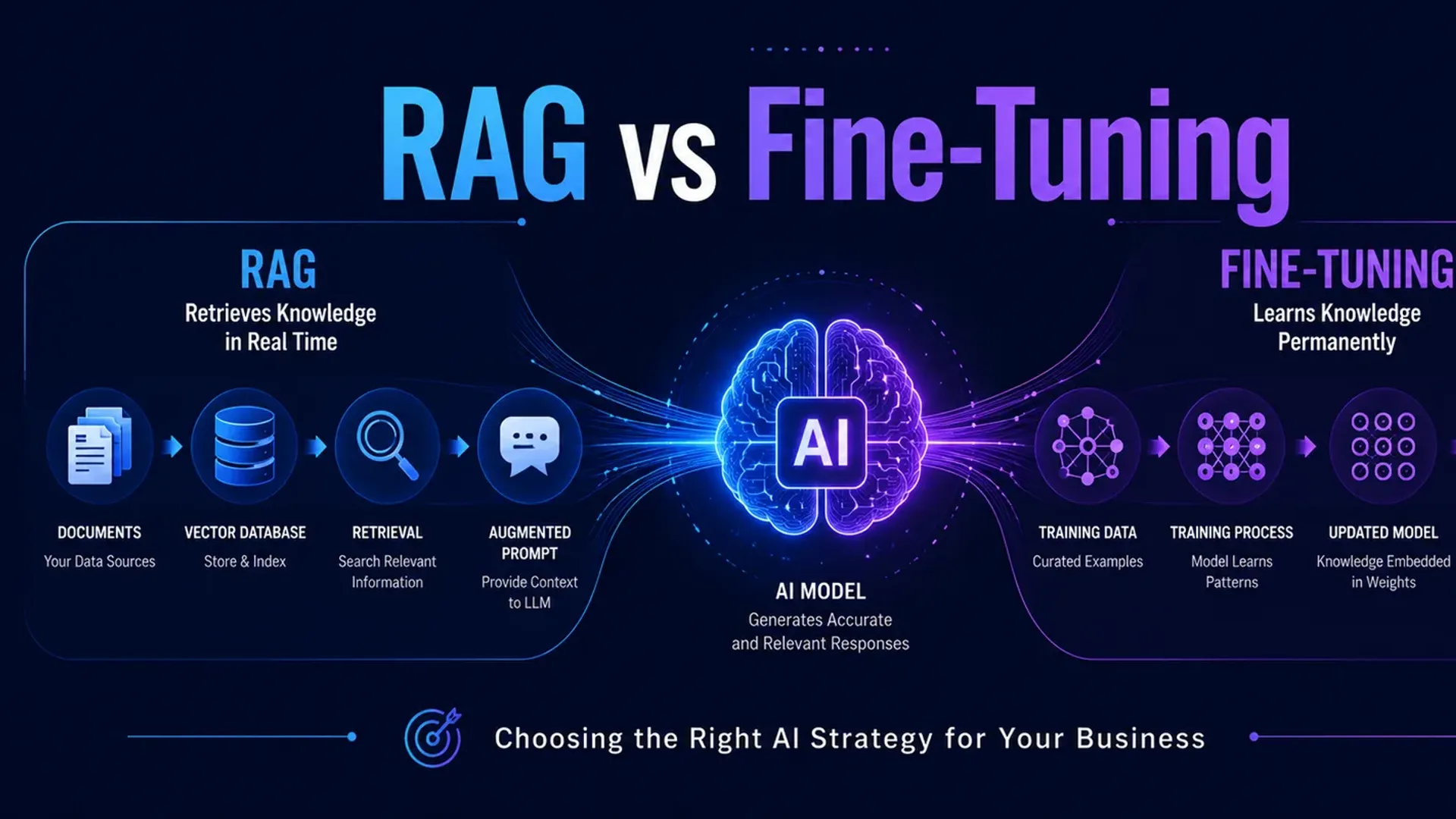 RAG vs Fine-Tuning: Which to Use for Your AI (and When)