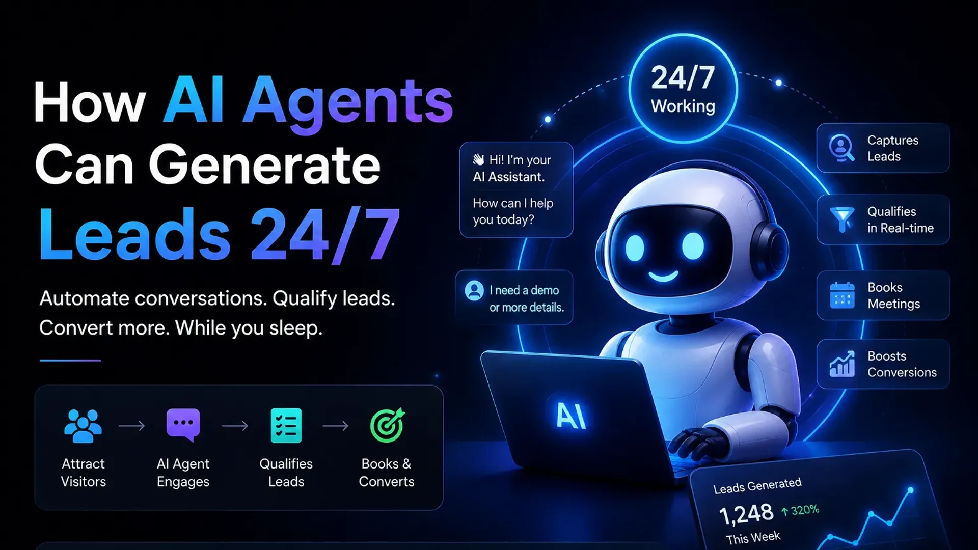 How AI Agents Can Generate Leads 24/7