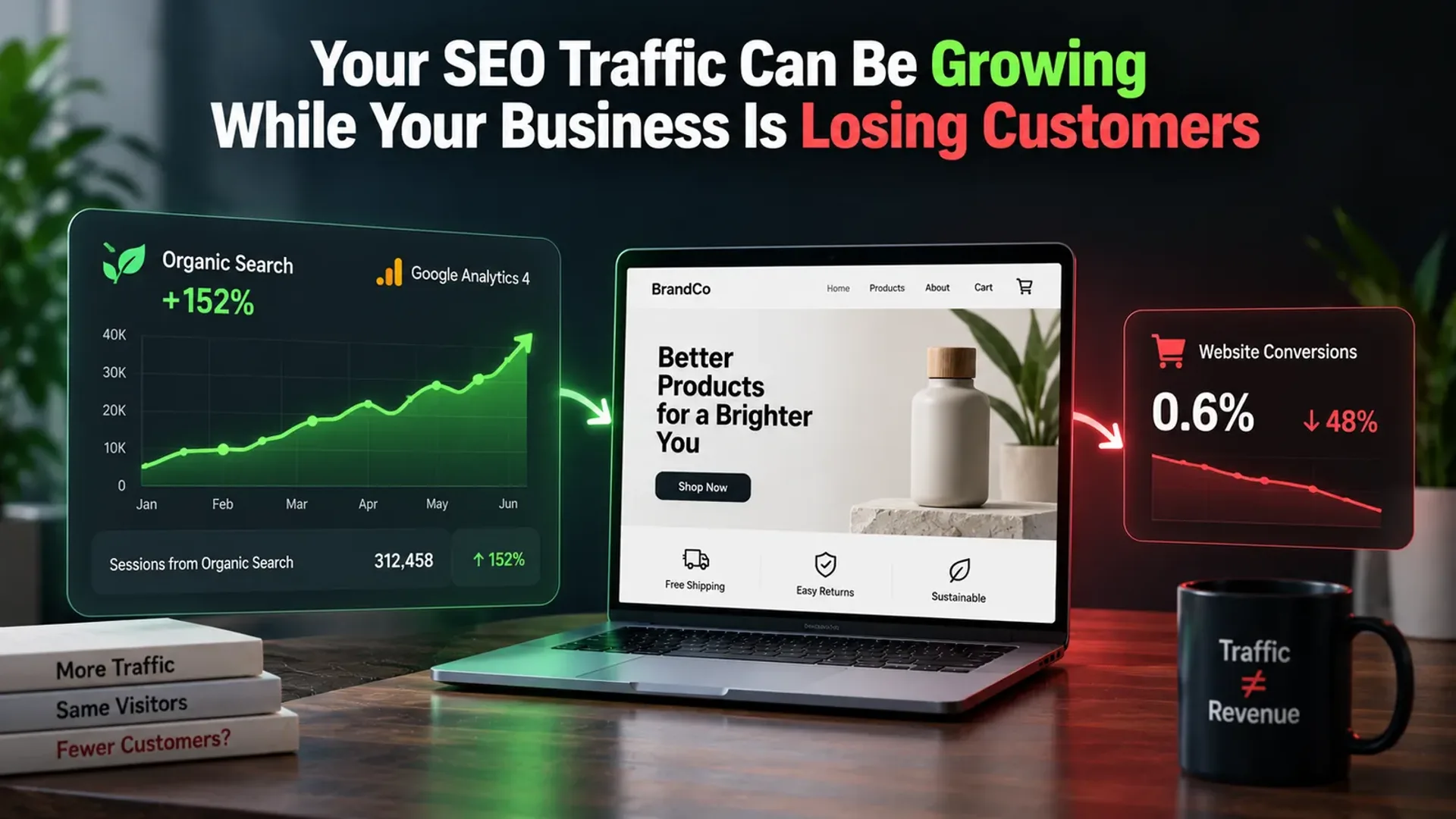 Your SEO Traffic Can Be Growing While Your Business Is Losing Customers