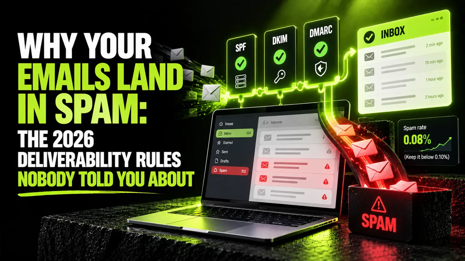 Why Your Emails Land in Spam: The 2026 Deliverability Rules Nobody Told You About