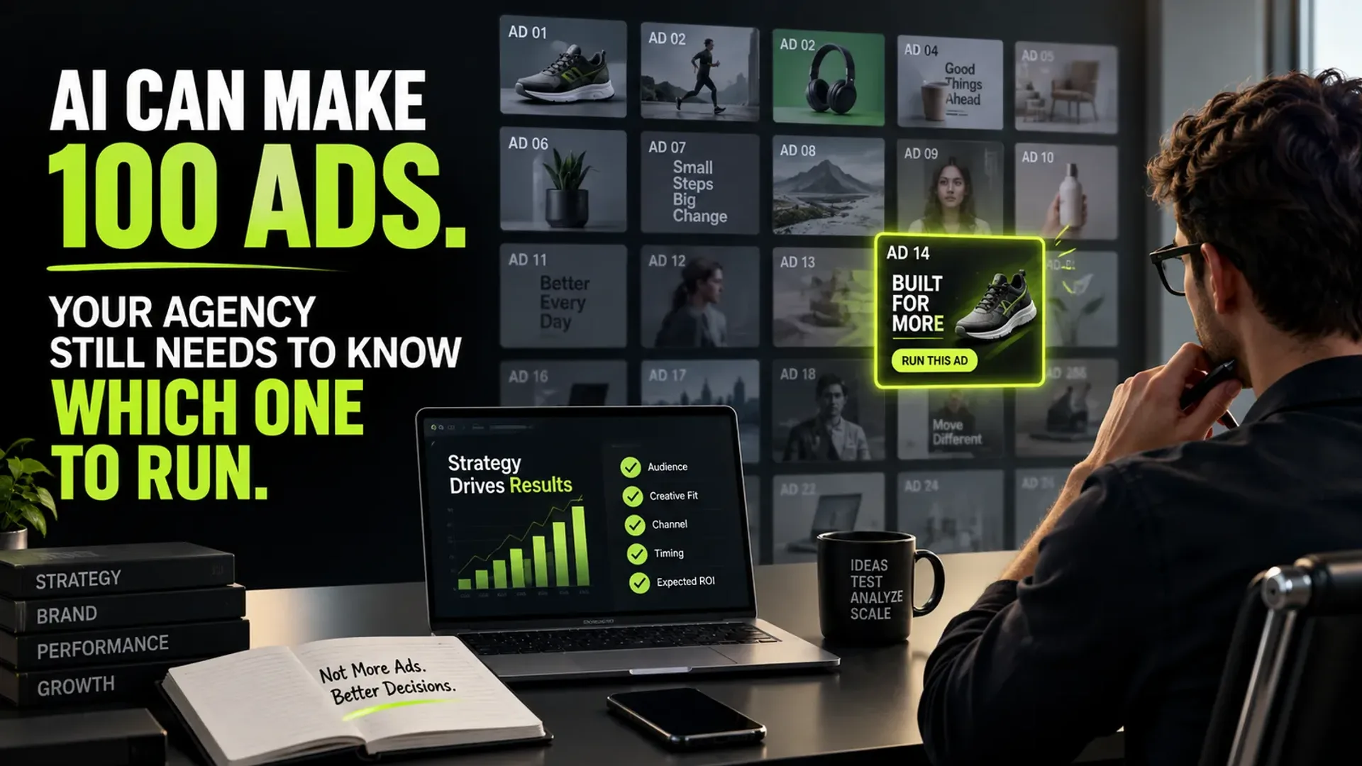 AI Can Make 100 Ads. Your Agency Still Needs to Know Which One to Run.