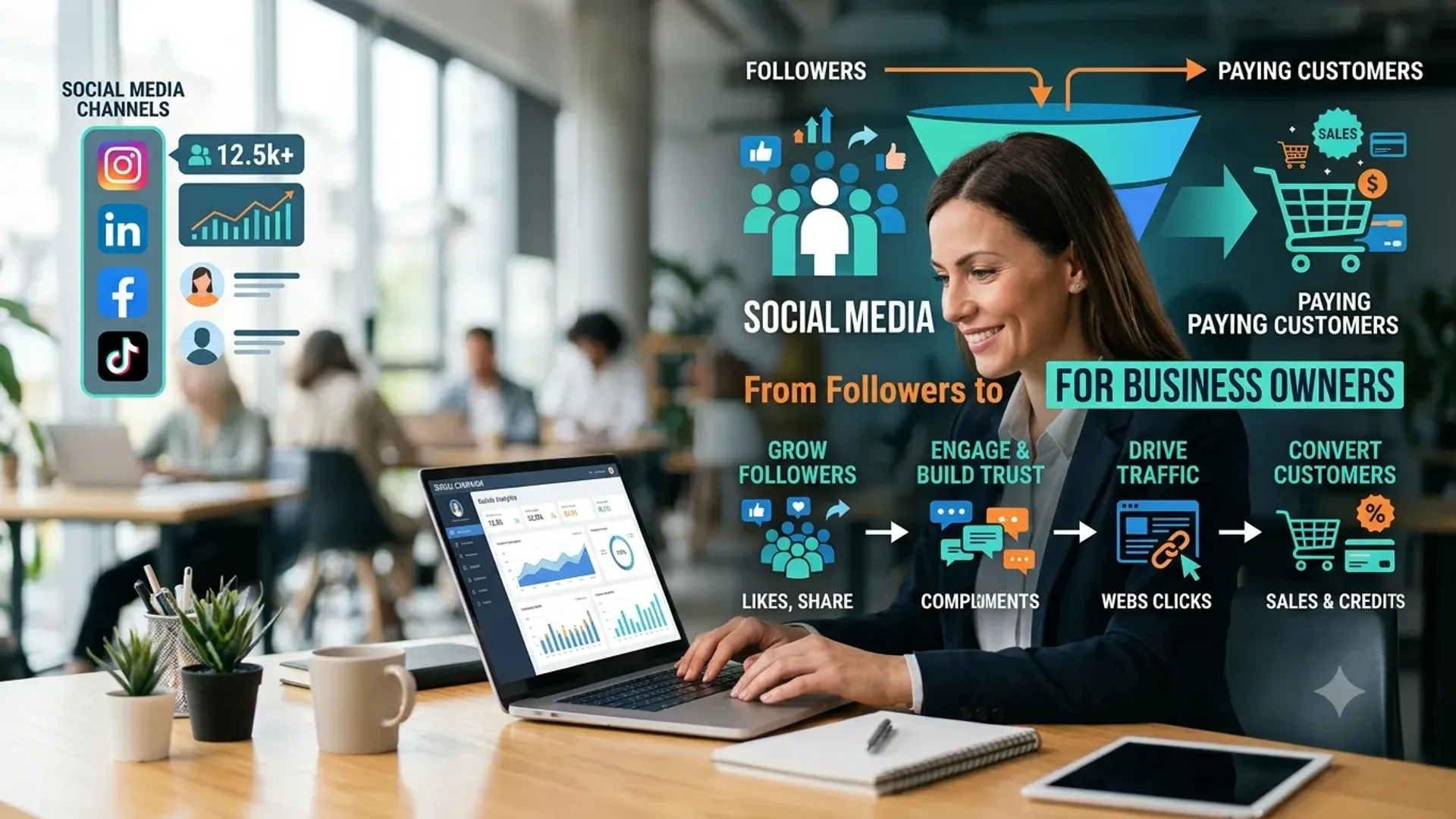 Social Media Marketing for Business Owners: From Followers to Paying Customers
