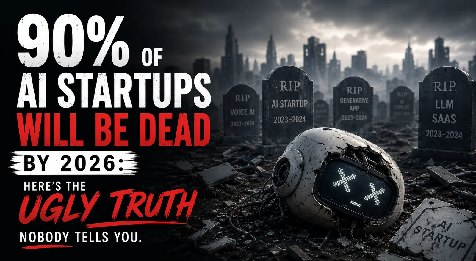 90% of AI Startups Will Be Dead by 2026: Here's the Ugly Truth Nobody Tells You