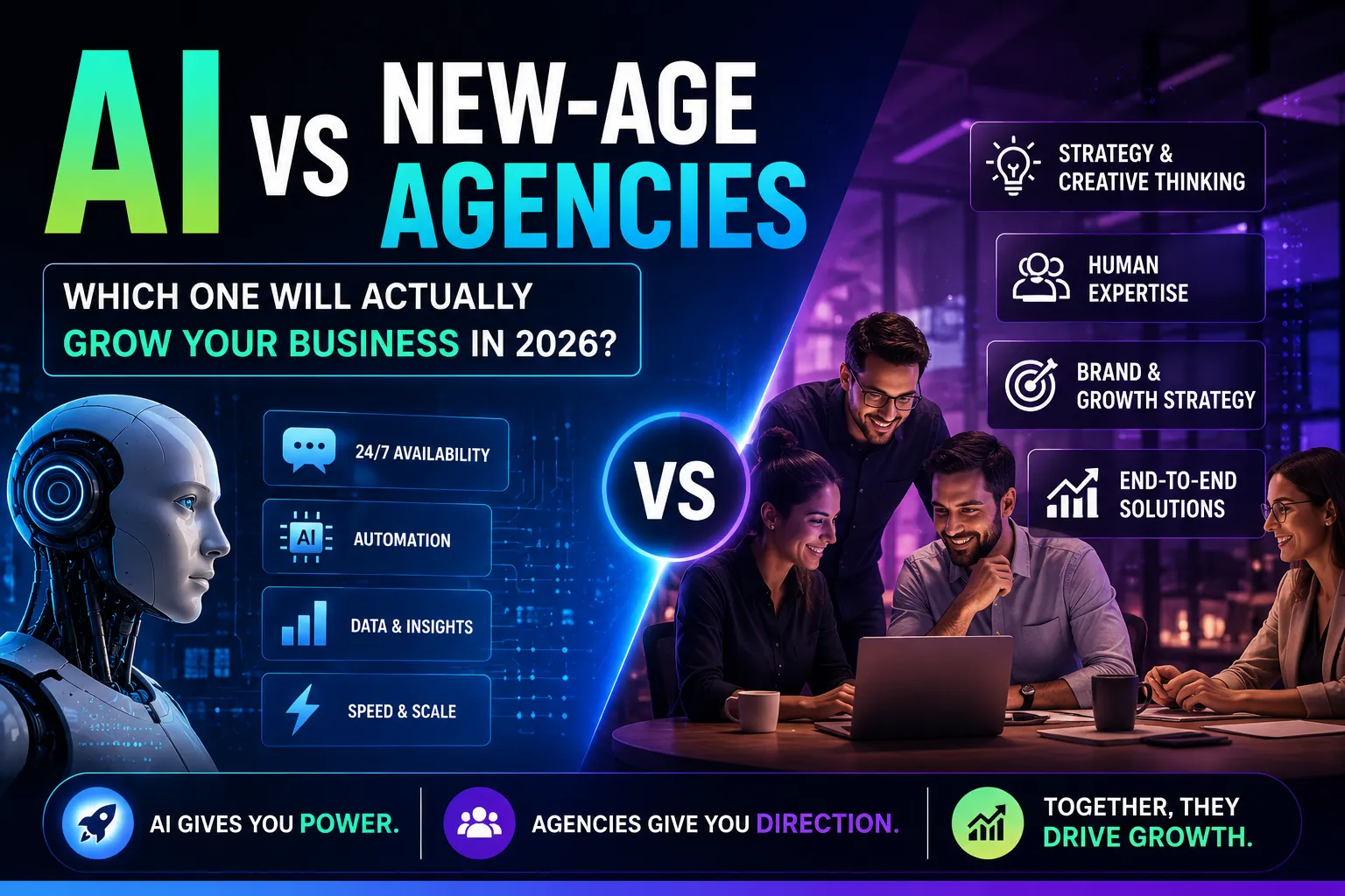 AI vs New-Age Agencies: Which One Will Actually Grow Your Business in 2026?