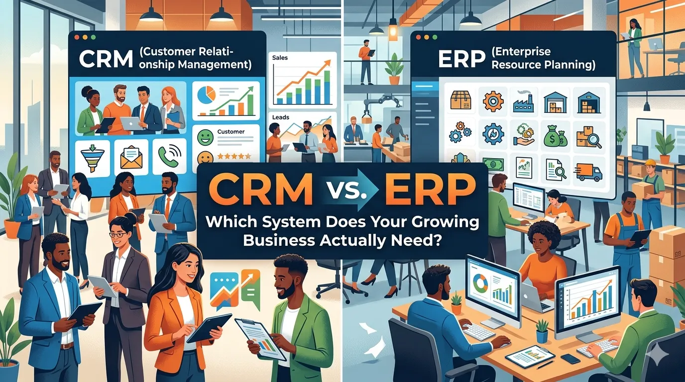 CRM vs ERP: Which System Does Your Growing Business Actually Need?