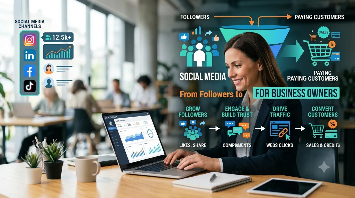Social Media Marketing for Business Owners: From Followers to Paying Customers
