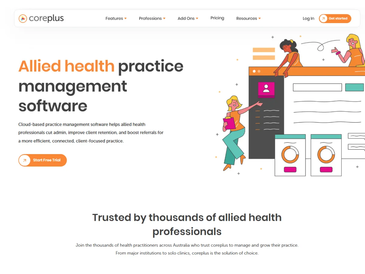 How a Website Redesign Helped coreplus PM Strengthen Its Position in Australia's Healthcare Software Industry