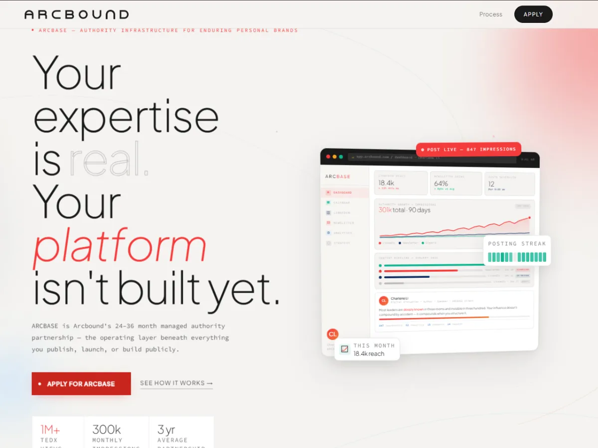 How Alternate Helped Arcbound Scale Premium Founder-Led Content Through Podcast Production & Social Media